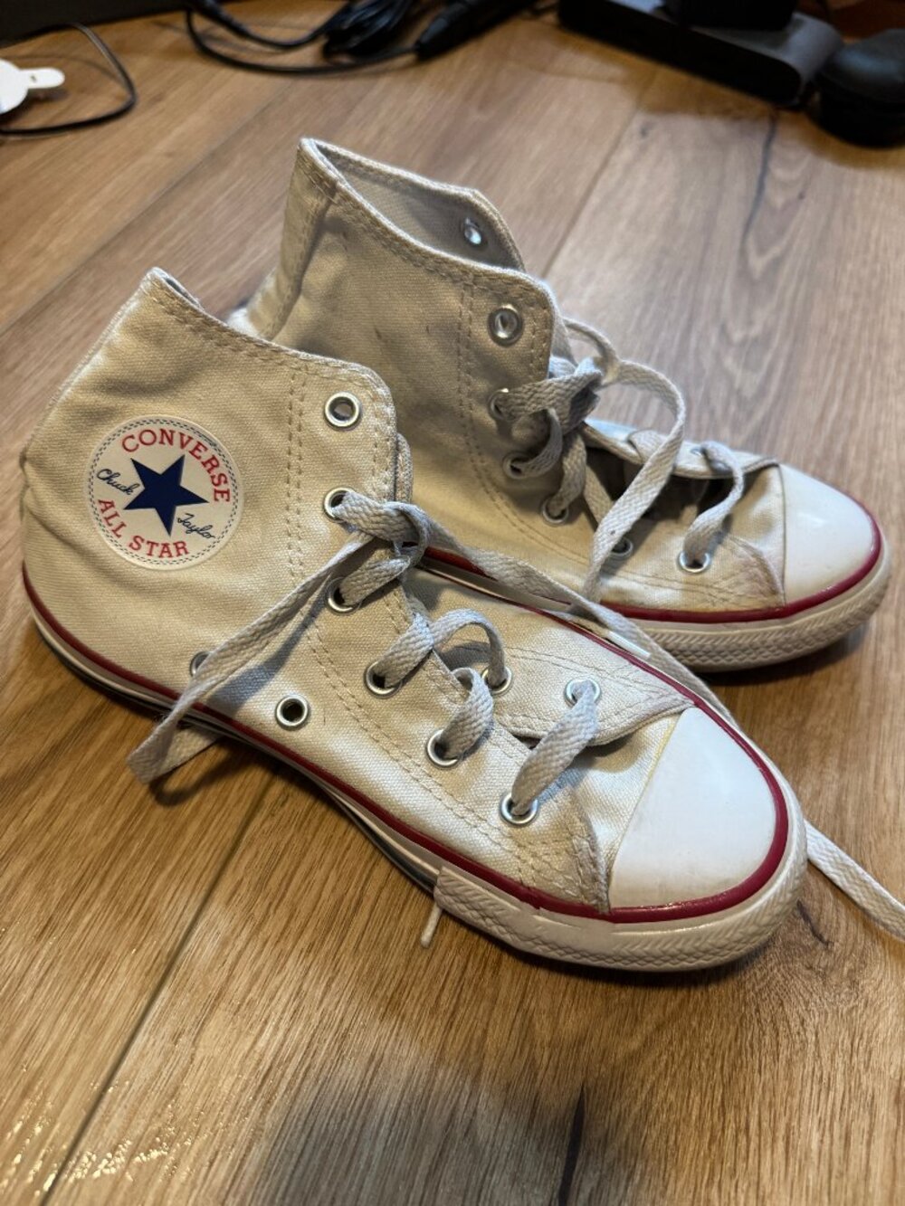 Converse Chuck Taylor All Star Hi Optical White Little Kid 13.5